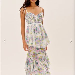 For Love And Lemons Meadow Maxi Dress